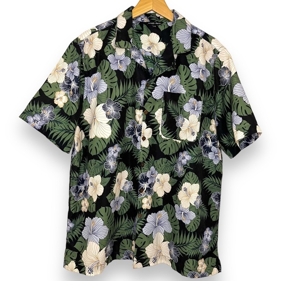 Floral Hawaiian Relaxed Button Down Shirt - Picture 2 of 10